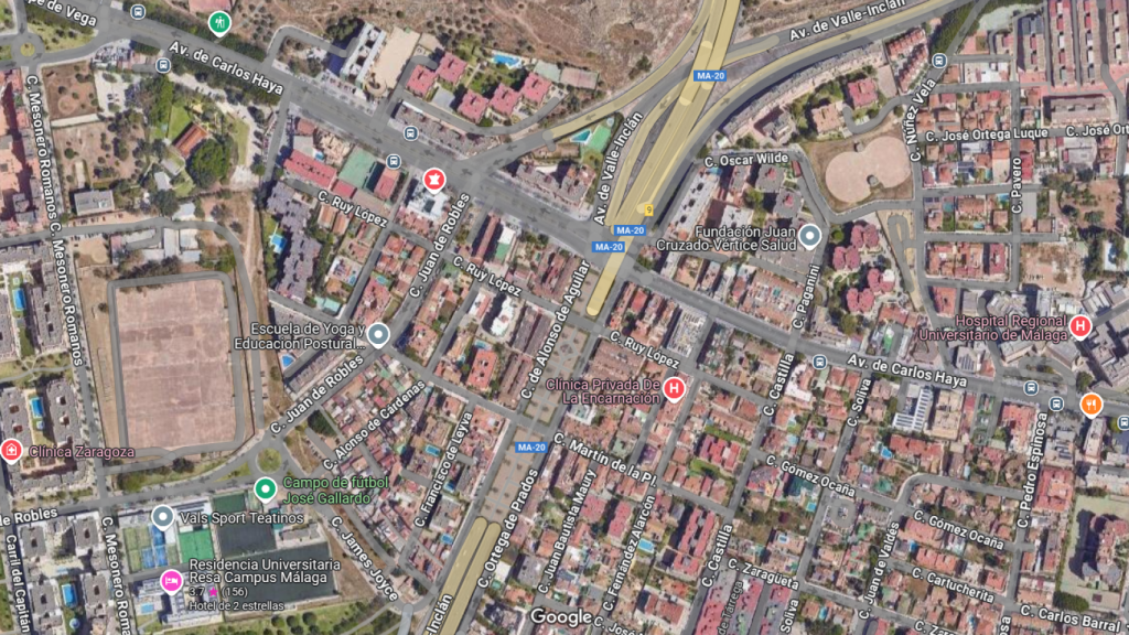 Imagen de la ronda oeste de Málaga.