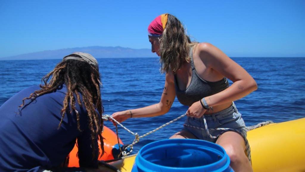 Laia durante una expedición.