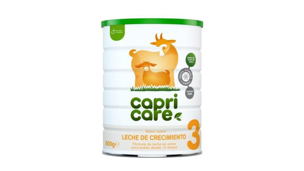 Leche de crecimiento de cabra Capricare para bebés de +12 meses