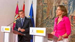 Emiliano García-Page y Teresa Ribera en una imagen de archivo.