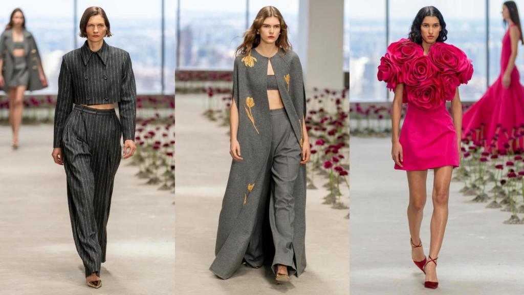 Siluetas del desfile otoño-invierno 2025-2026 de Carolina Herrera.