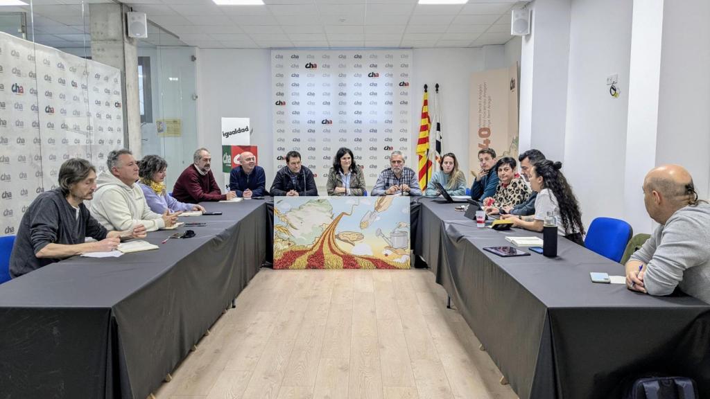 Chunta Aragonesista ha reunido a su Consello Nazional para analizar la actualidad política