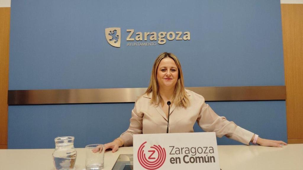 La portavoz de ZEC, Elena Tomás.