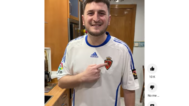 El influencer Álvaro Casares hace 'check' a Zaragoza: La frase más repetida es 'Este año subimos a Primera'