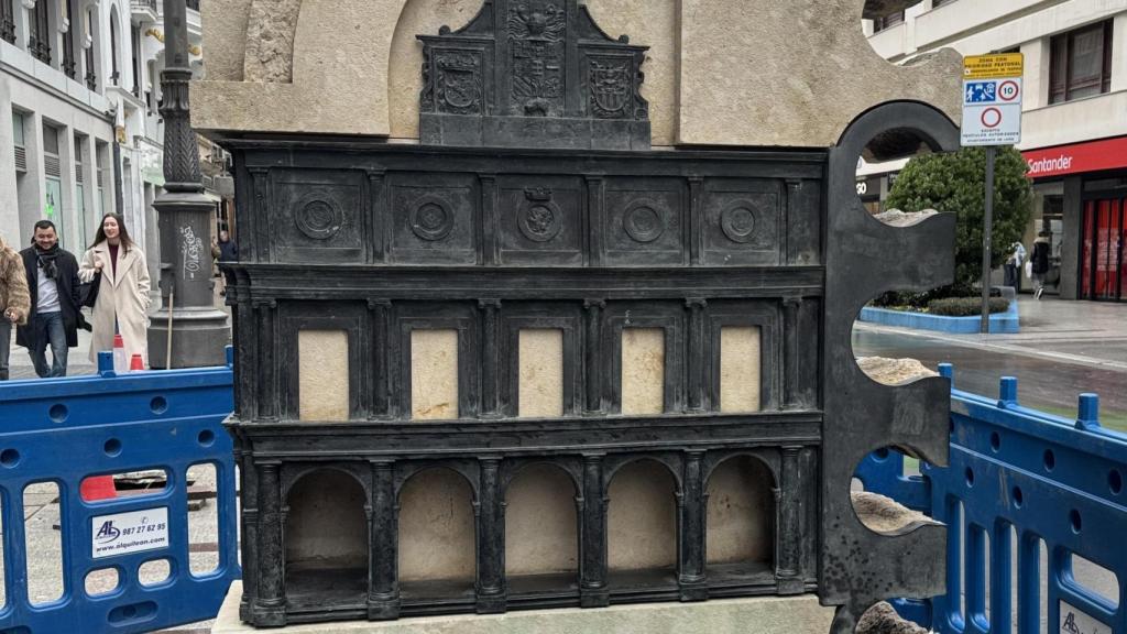 Cambio de imagen para una conocida escultura de la ciudad de León