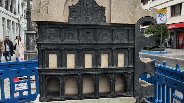 Cambio de imagen para una conocida escultura de la ciudad de León
