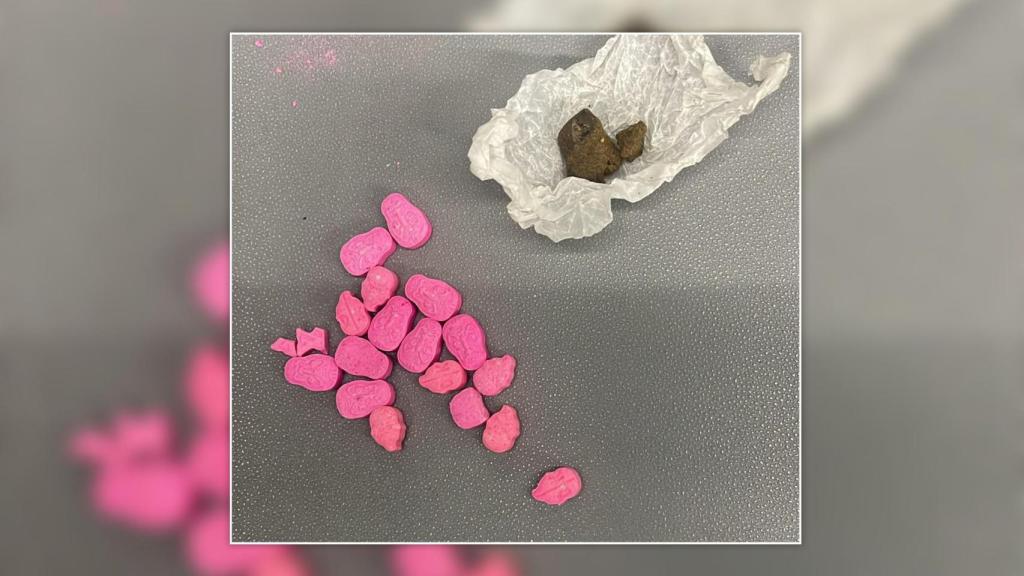 Imagen de las sustancias estupefacientes que una persona olvidó en un autobús de Valladolid