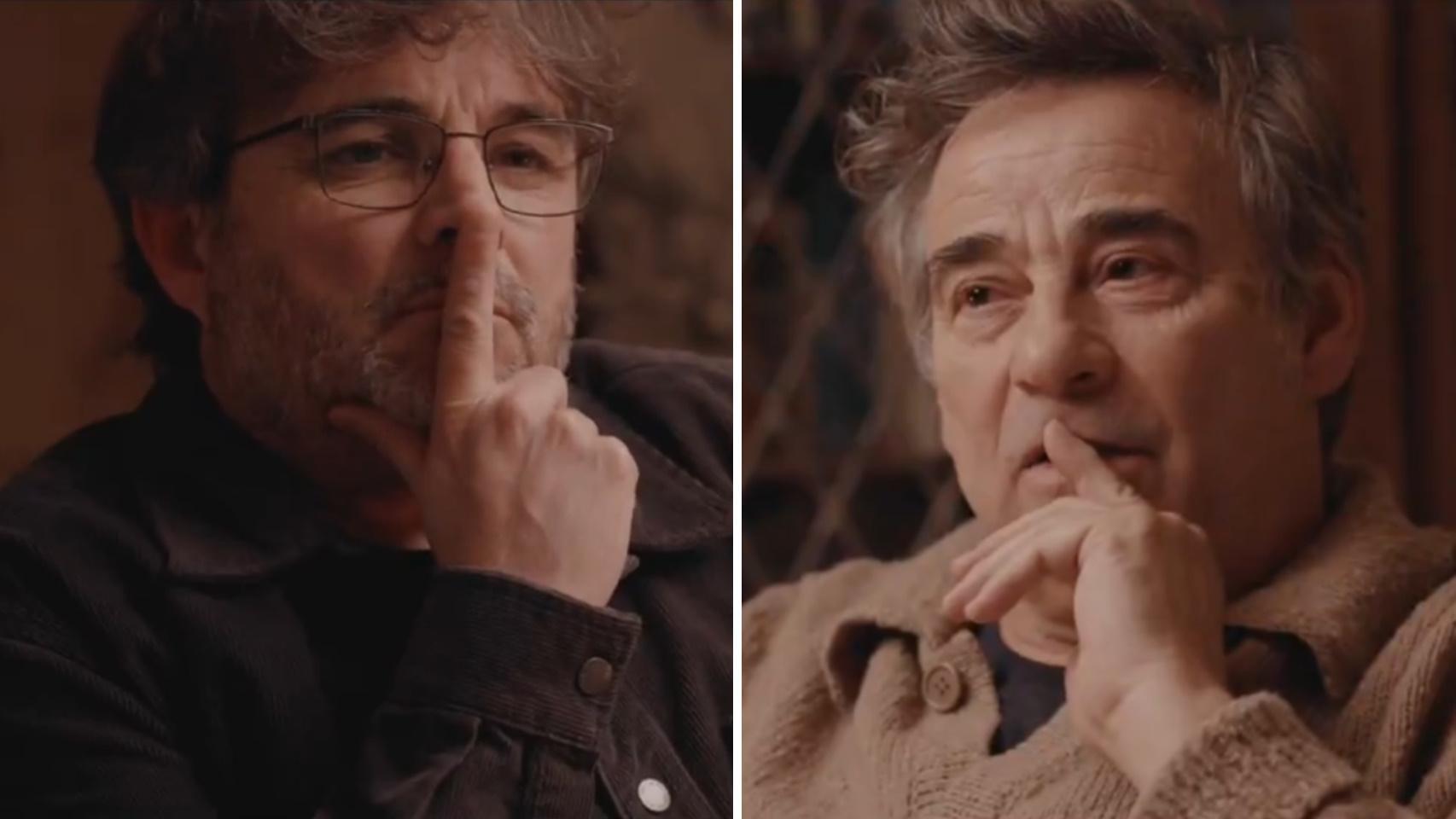 Jordi Évole y Eduard Fernández.