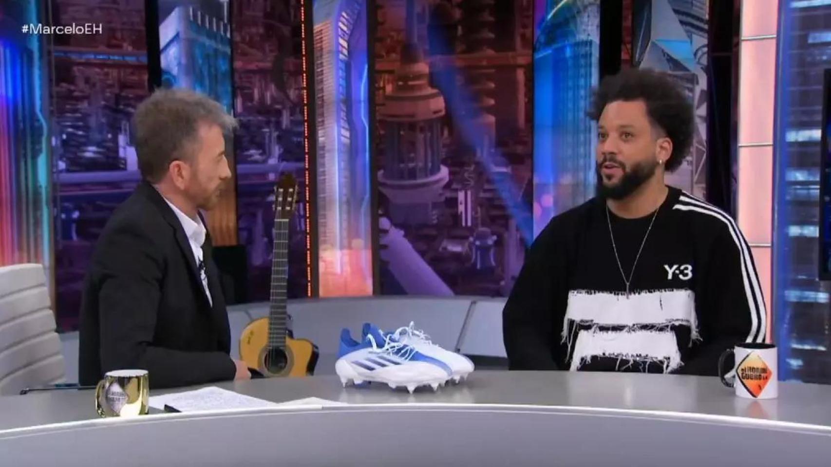 Pablo Motos y Marcelo en 'El Hormiguero'.