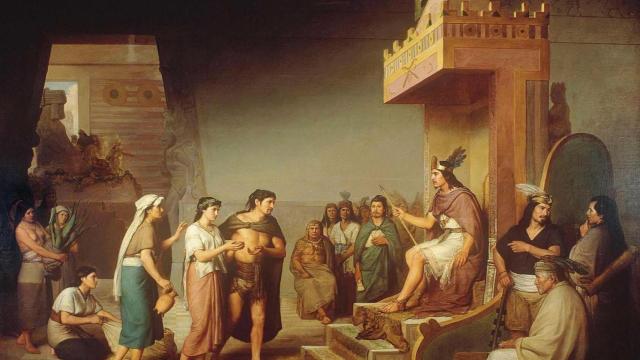 José María Obregón:  el descubrimiento  del pulque, 1869. Foto: Museo Nacional de arte, México