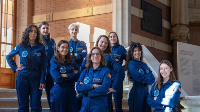 Las científicas de la misión Hypatia II del Instituto de Estudios Espaciales de Cataluña.