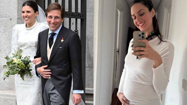 José Luis Martínez-Almeida y Teresa Urquijo en su boda, y Rita Maestre anunciando su embarazo.