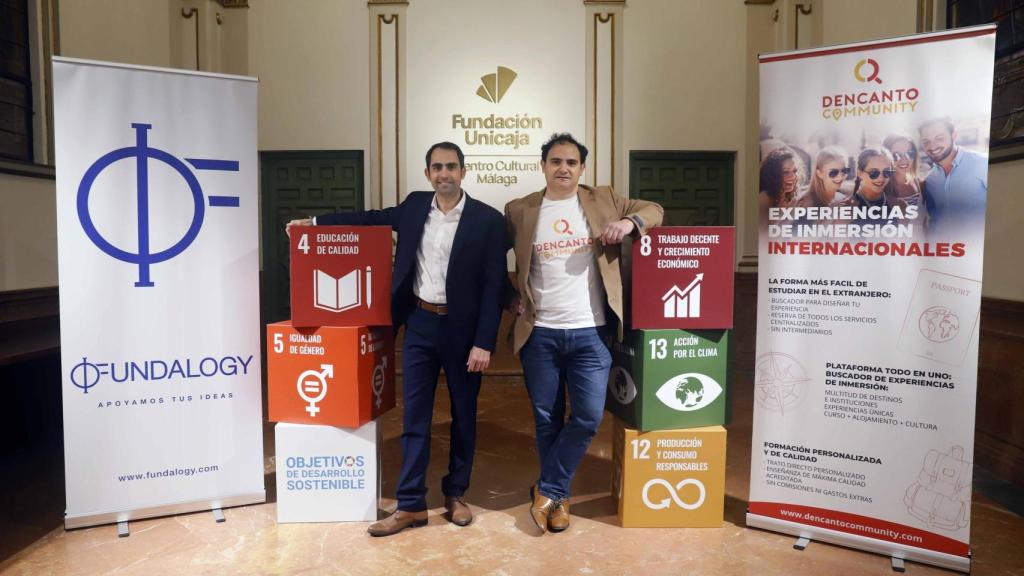 El director general de Fundalogy, Javier de Pro, y el CEO de Dencanto, Jacob San Miguel Molina.