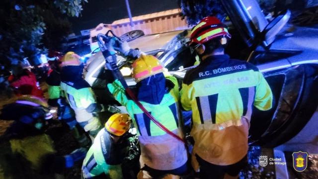 Rescate de bomberos.