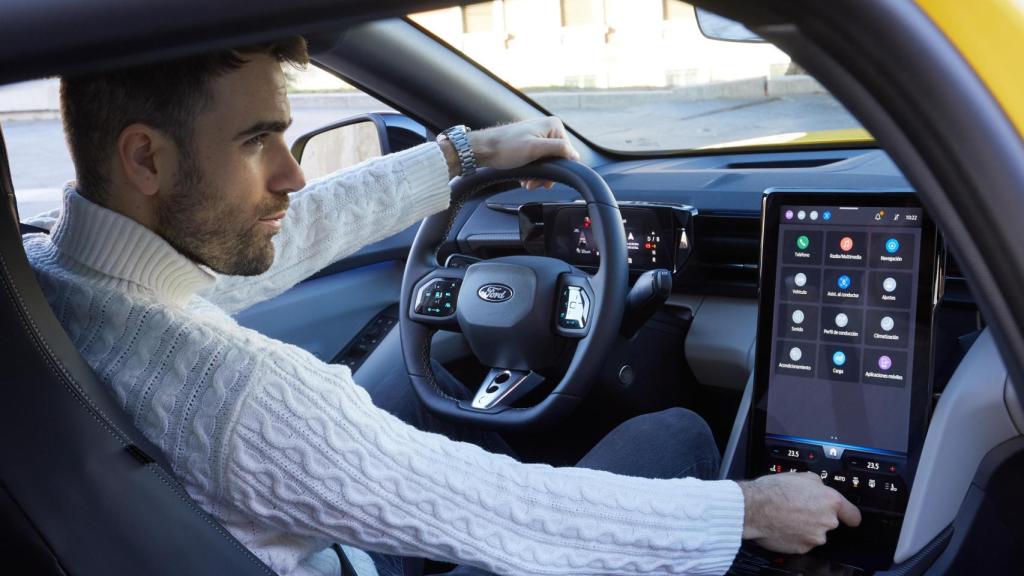 Interior del Ford Capri.