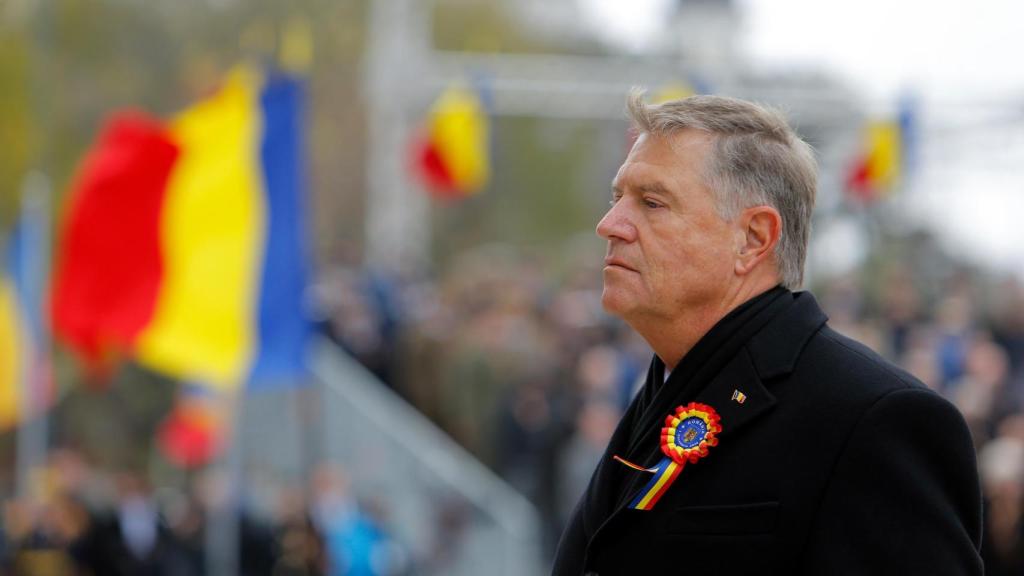 El presidente de Rumanía Klaus Iohannis.