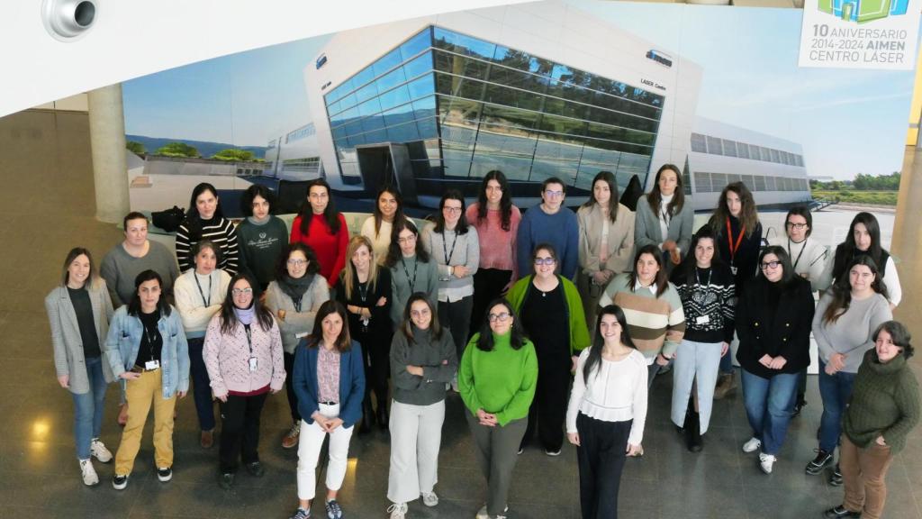 Equipo de investigadoras de Aimen, en O Porriño.