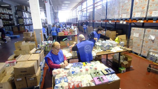 El Banco de Alimentos de Vigo hace balance del 2024: Se repartió un 19% menos que el año anterior