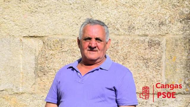 El concejal socialista de Cangas Eugenio González