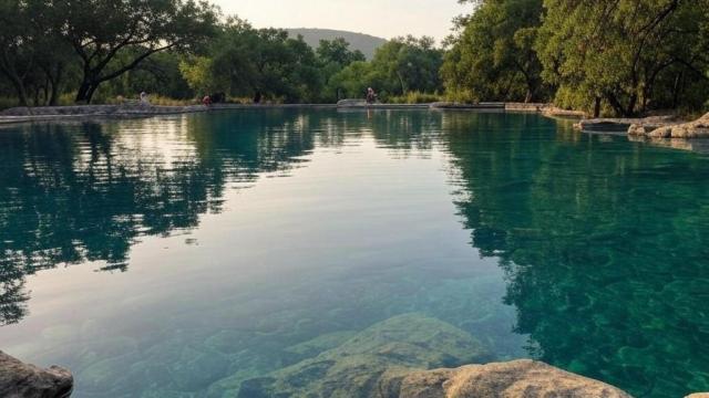 El pueblo de Texas ideal para los amantes de la naturaleza: con una de las piscinas naturales más bellas de Estados Unidos