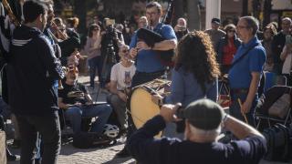 Músicos durante una 'Irish session', en Paiporta, imagen de archivo. Europa Press / Jorge Gil