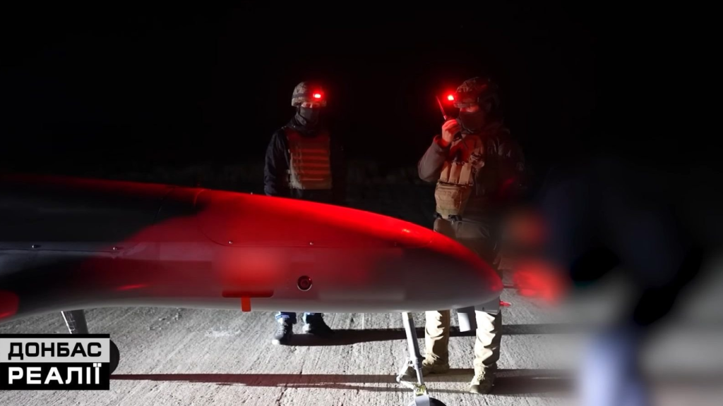 Dron AN-196 Liutyi en una misión nocturna