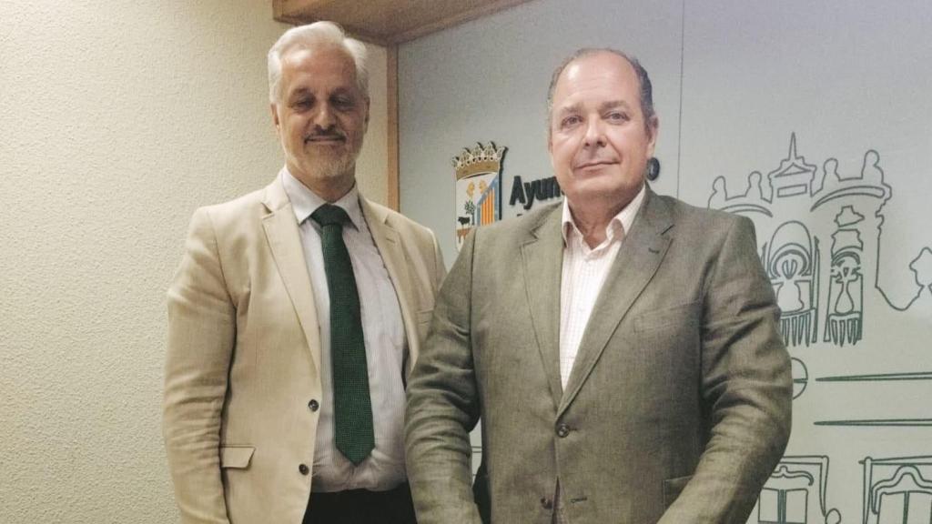 Alejandro Pérez de la Sota e Ignacio Rivas, concejales de Vox en el Ayuntamiento de Salamanca