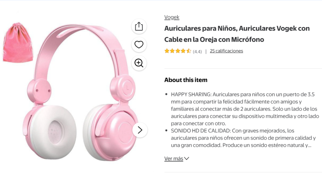 Auriculares.