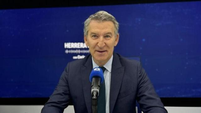Alberto Núñez Feijóo este martes en una entrevista 'Herrera en COPE'.
