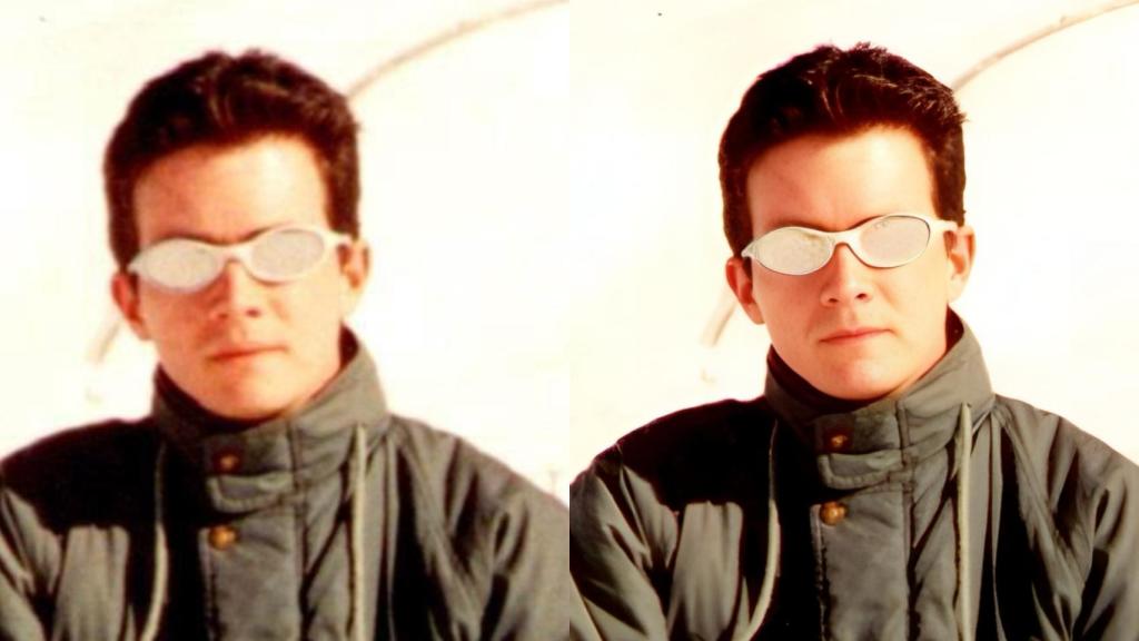 Izquierda: imagen original / Derecha: imagen mejorada con IA