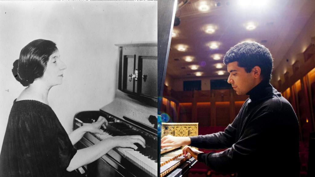 Wanda Landowska (izquierda) y Diego Alves (derecha). Foto: George Grantham Bain y Susanna Drescher
