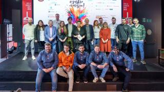 Foto de grupo con los cocineros invitados