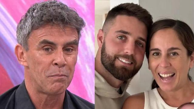 Alonso Caparrós y Anabel Pantoja y su pareja David, en un fotomontaje