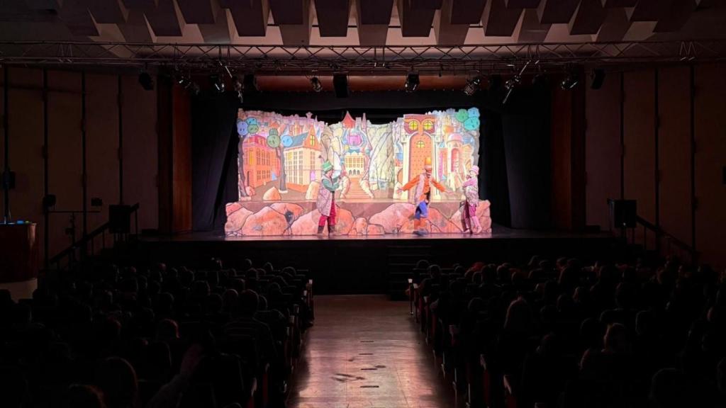 Imagen de la función representada en Segovia por el Dia de la niña y la mujer en la ciencia