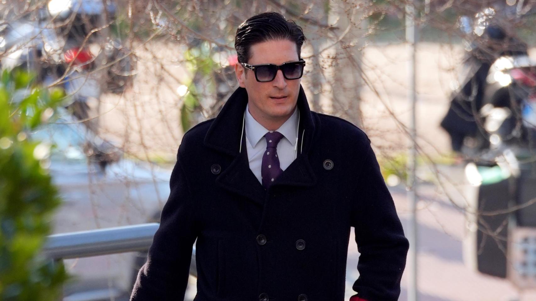 El empresario Luis Medina a su llegada a la Audiencia Provincial de Madrid para asistir como investigado a la primera jornada del juicio por el 'caso de las mascarillas'.