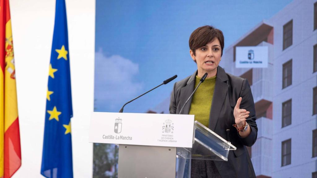 La ministra de Vivienda durante su intervención.