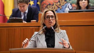 Mayte Pérez, este martes durante su intervención.