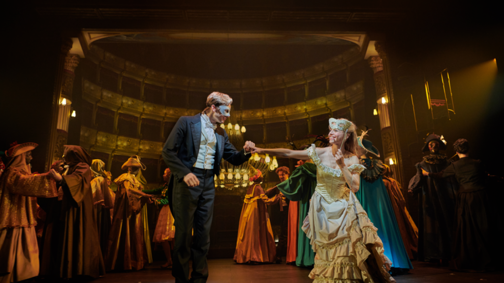 Una de las escenas del Fantasma de la Ópera