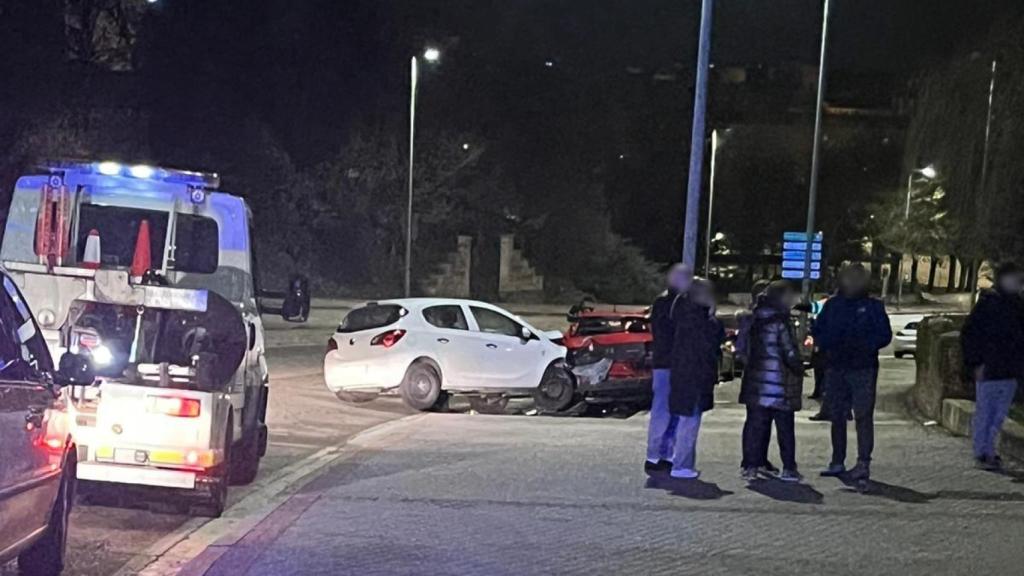 Imagen del accidente en Parquesol