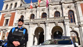 José Manuel Andrés Álvarez, uno de los agentes de la Policía Municipal de Valladolid que ha vuelto recientemente de Valencia