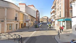 Calle Real en Íscar