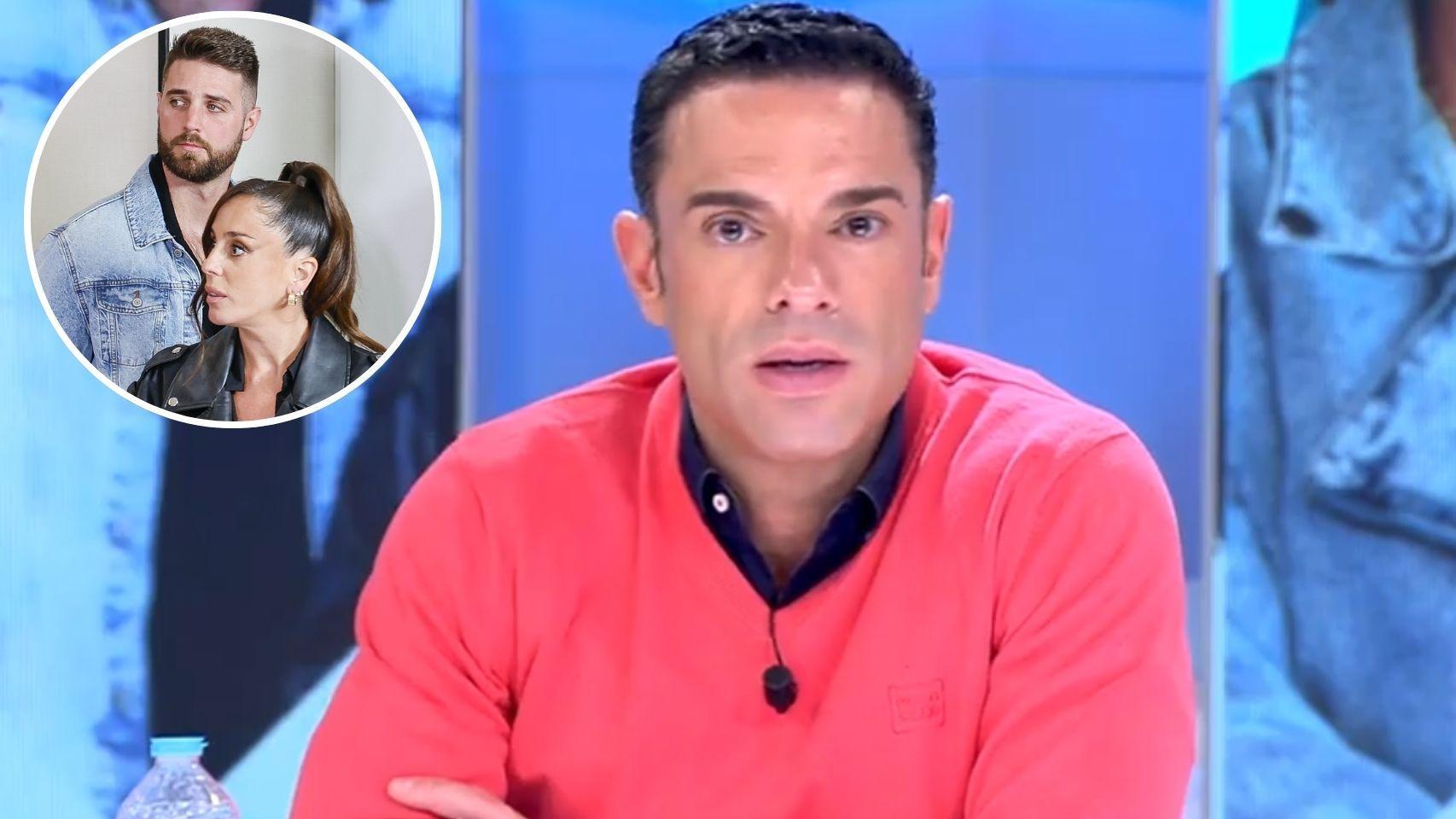 Antonio Rossi y Anabel Pantoja y David, en un fotomontaje