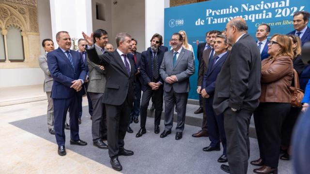 El Palacio de Funesalida, sede de la Presidencia de Castilla-La Mancha, ha acogido este martes la concesión del Premio Nacional de Tauromaquia. Fotos: Javier Longobardo.