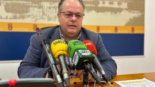 Benedicto García, concejal de Urbanismo de Talavera, este lunes en rueda de prensa.