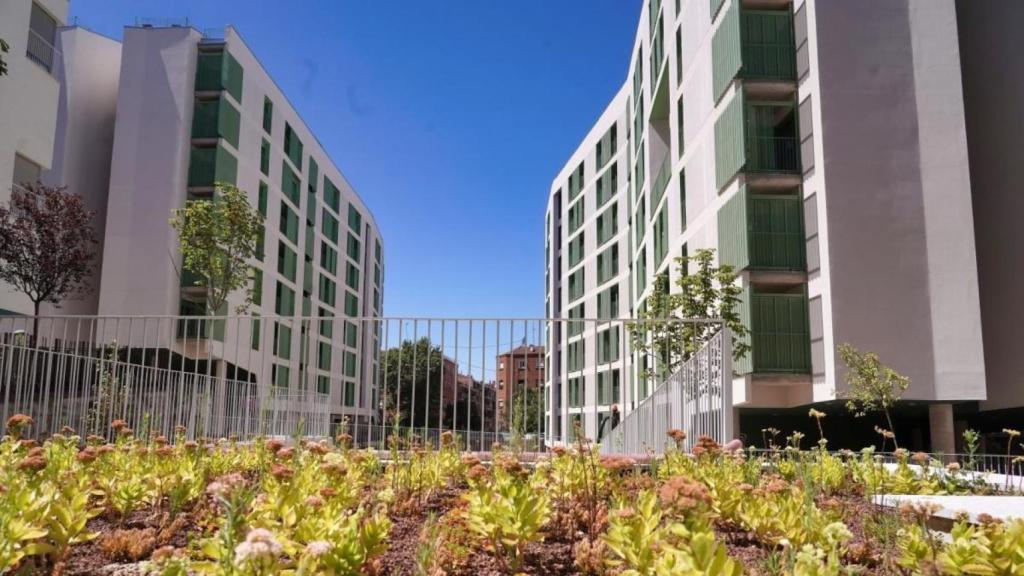 Viviendas asequibles de la EMVS en Puente de Vallecas.