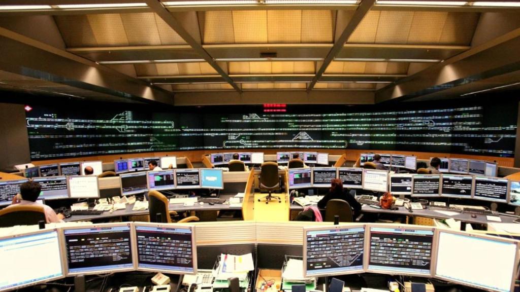 Puesto de Control Central de Metro de Madrid.