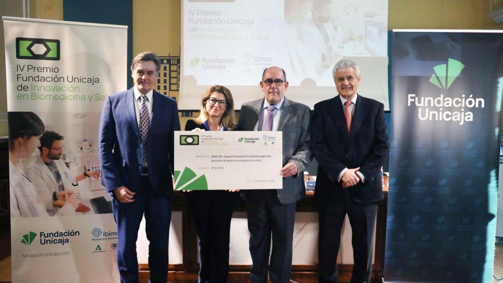 IV Premio Fundación Unicaja de Innovación en Biomedicina y Salud.