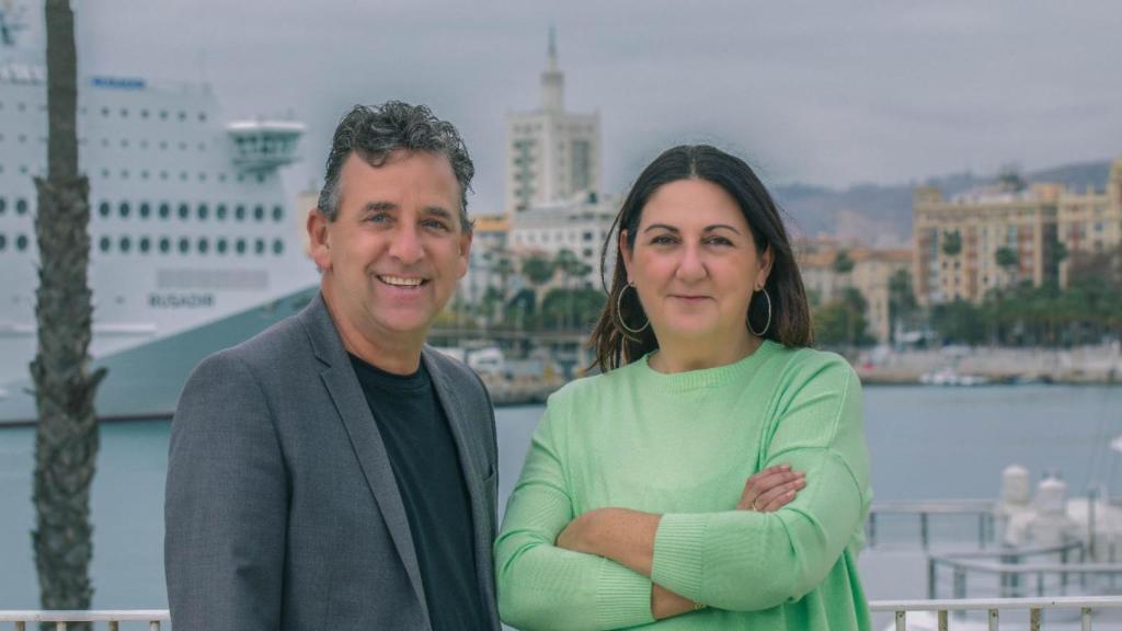 Santiago Vinagrero y Rocío Gaspar, autores del documental.