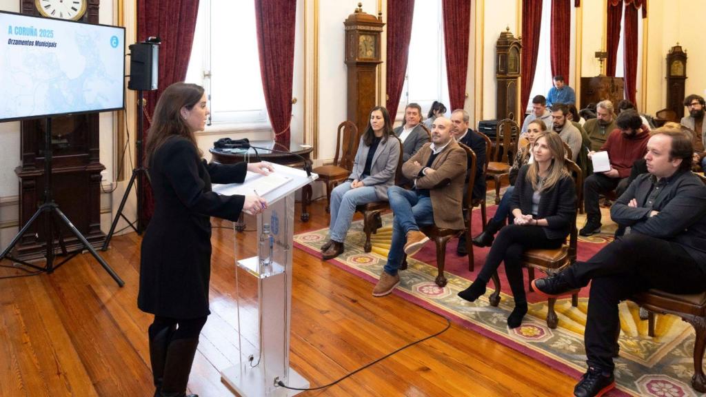 Presentación del proyecto presupuestario del 2025 de A Coruña.