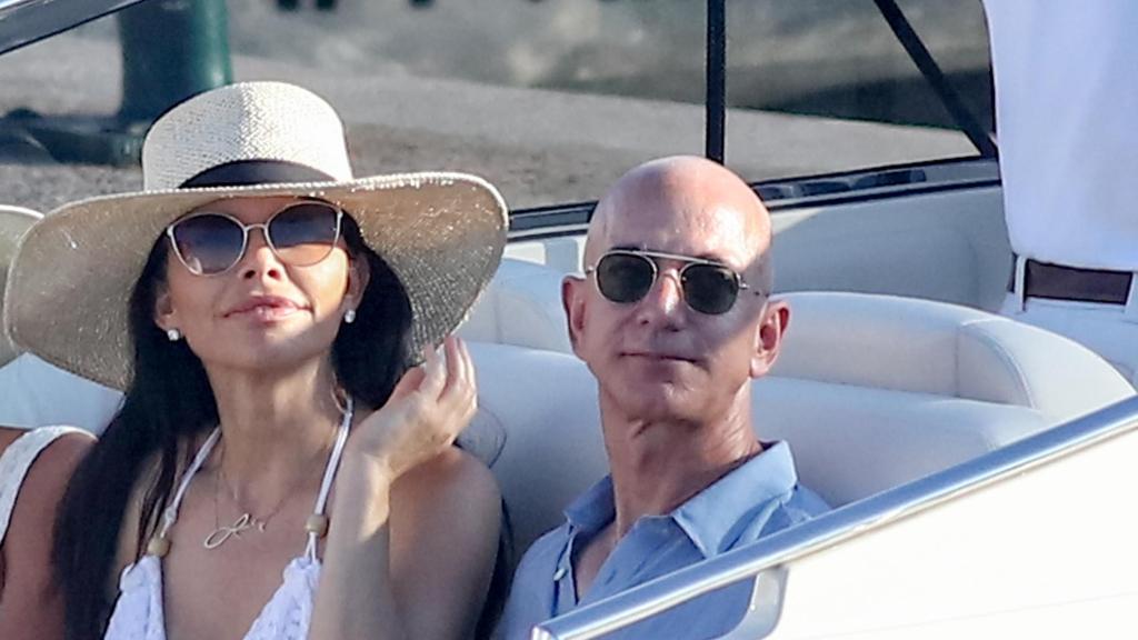 Imagen de archivo de Jeff Bezos y Lauren Sánchez.